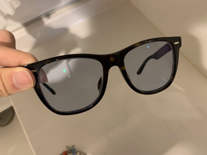 Ray-Ban(レイバン)のサングラスを5000円で度付きの普通のメガネに改造 